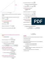 Formulas de Estadistica