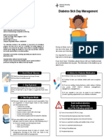 Diabetes Sick Day Management: High and Low Blood Glucose Levels