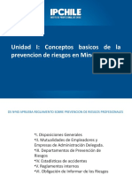 Unidad I: Conceptos Basicos de La Prevencion de Riesgos en Minería