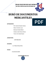 Buró de Documentos Mercantiles: Universidad Mayor de San Simon