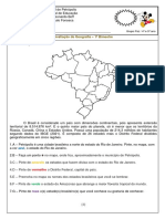 Prova de GEO - 1ºBIM