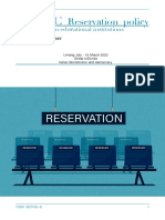 The OBC Reservation Policy