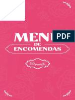 Doçurinha - Menu Encomendas