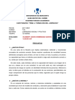 CUESTIONARIO Liderazgo Social y Político