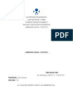 Liderazgo Social y Político - Trabajo