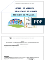 Cartilla de Valores, Espiritualidad Y Religiones