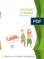 Atividade Literária: Professora Rainhany Souza