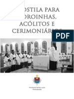 Apostila para Coroinhas, Acólitos e Cerimoniários (2019)