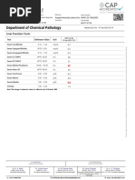 Department of Chemical Pathology: Liver Function Tests