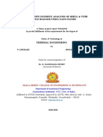 Design and Finite Element Analysis of Shell & Tube Heat Exchanger Using Nano Fluids