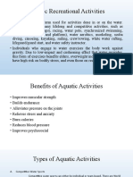 Aquatic Activities