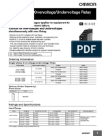 n204 k8dt-vw 1-Phase Overvoltage Undervoltage Relay Datasheet en