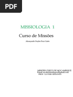 Missiologia 1: Curso de Missões