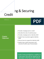 Module2 - Assessing & Securing Credit