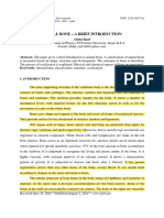 Classification, Physical Properties and Structure of Bones