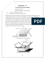 Study Solar Cooker