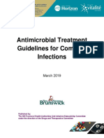 Antimicrobial Treatment Guidelines For Common Infections en