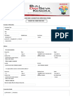 Online New Connection Service (S) Form: REQUEST NO: ONNFC1503231923