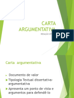 Carta Argumentativa