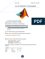 Prise en Main de Matlab Et Simulink