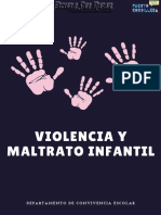 Violencia Y Maltrato Infantil: Departamento de Convivencia Escolar