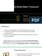 Monsanto and Global Water Treatment: Case Study