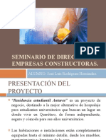 Seminario de Dirección de Empresas Constructoras.: ALUMNO: José Luis Rodríguez Hernández