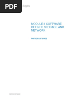 Module 8-Software Defined Storage and Network: Participant Guide