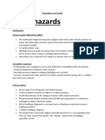 Earth Hazards: Geography Case Studies