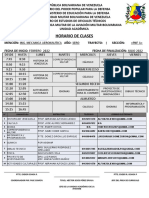 Horario de Clases