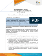 Guía de Actividades y Rúbrica de Evaluación - Unidad 2 - Fase 3 - Realizar