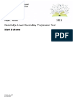 English: Cambridge Lower Secondary Progression Test