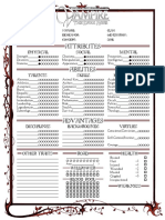 V20DA - Character Sheet