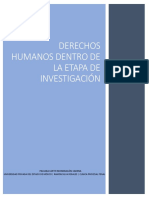 Derechos Humanos Dentro de La Etapa de Investigación