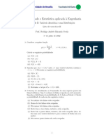 Probabilidade e Estat Istica Aplicada ' A Engenharia