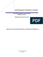 Crianças E Adolescentes E As Políticas Públicas: Sistema de Ensino 100% Online Serviço Social