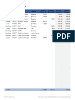 Income Expense Worksheet