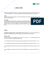 Matemática: Múltiplos e Divisores: MMC e MDC