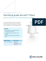 Sterilizing-Grade Aervent Filters: Superior Filters For The Sterile Filtration of Gases