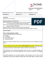 Assessment Task Notification: Analysis of A Visual Composition