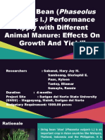 Phaseolus Vulgaris) : "String Bean (L. Performance Apply With Different Animal Manure: Effects On Growth and Yield''