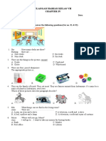 Soal Latihan Bahasa Inggris Kelas VII Chapter 4