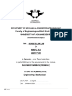 Lab Report Thermodynamics 222037530