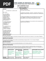 Unit Learning Plan - 21ST Century Literature