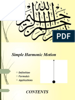 Simple Harmonic Motion