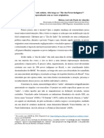 O "Dia Do Índio" Está Extinto, Vida Longa Ao "Dia Dos Povos Indígenas"! Aprendendo Com As Vozes Originárias. Helena Azevedo Paulo de Almeida