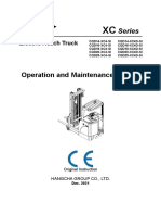 XC-1.4-X2.5-reach Truck Operation and Maintenance Manual 202111-EN-CE