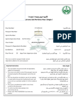 Exit-Entry Permit