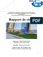 Rapport de Stage BEA