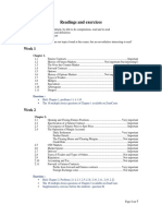 Readings and Exercises - HEC - Futures and Option